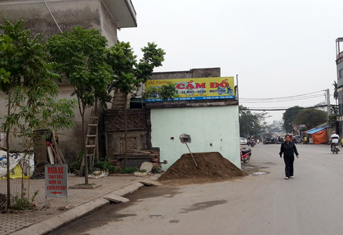 Nhà xây trên vỉa hè, lòng đường thủ đô Nhà xây trên vỉa hè, lòng đường thủ đô